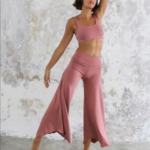 Indigo Luna Rose Mauve Yoga Pants